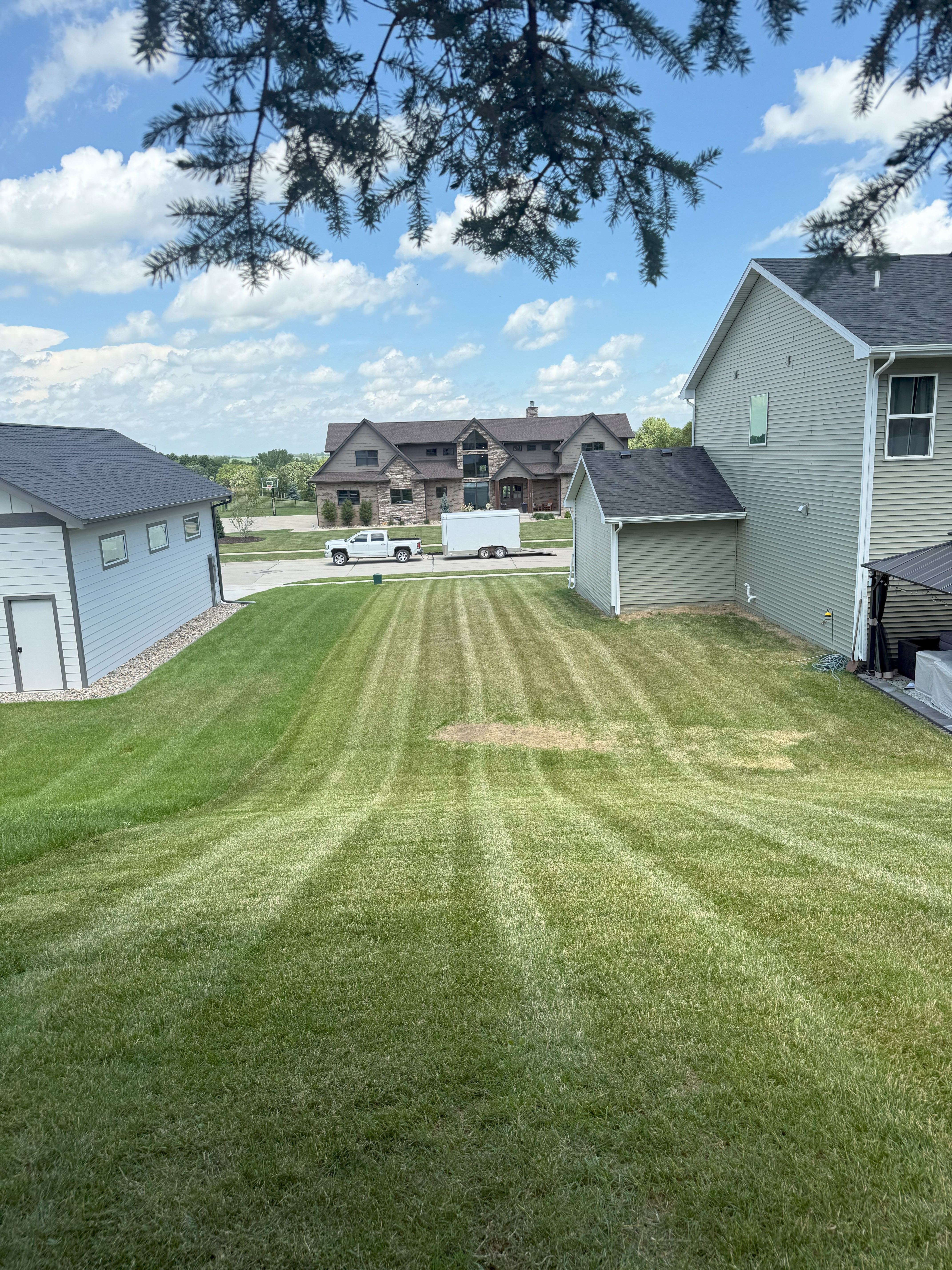 Lawn care work example