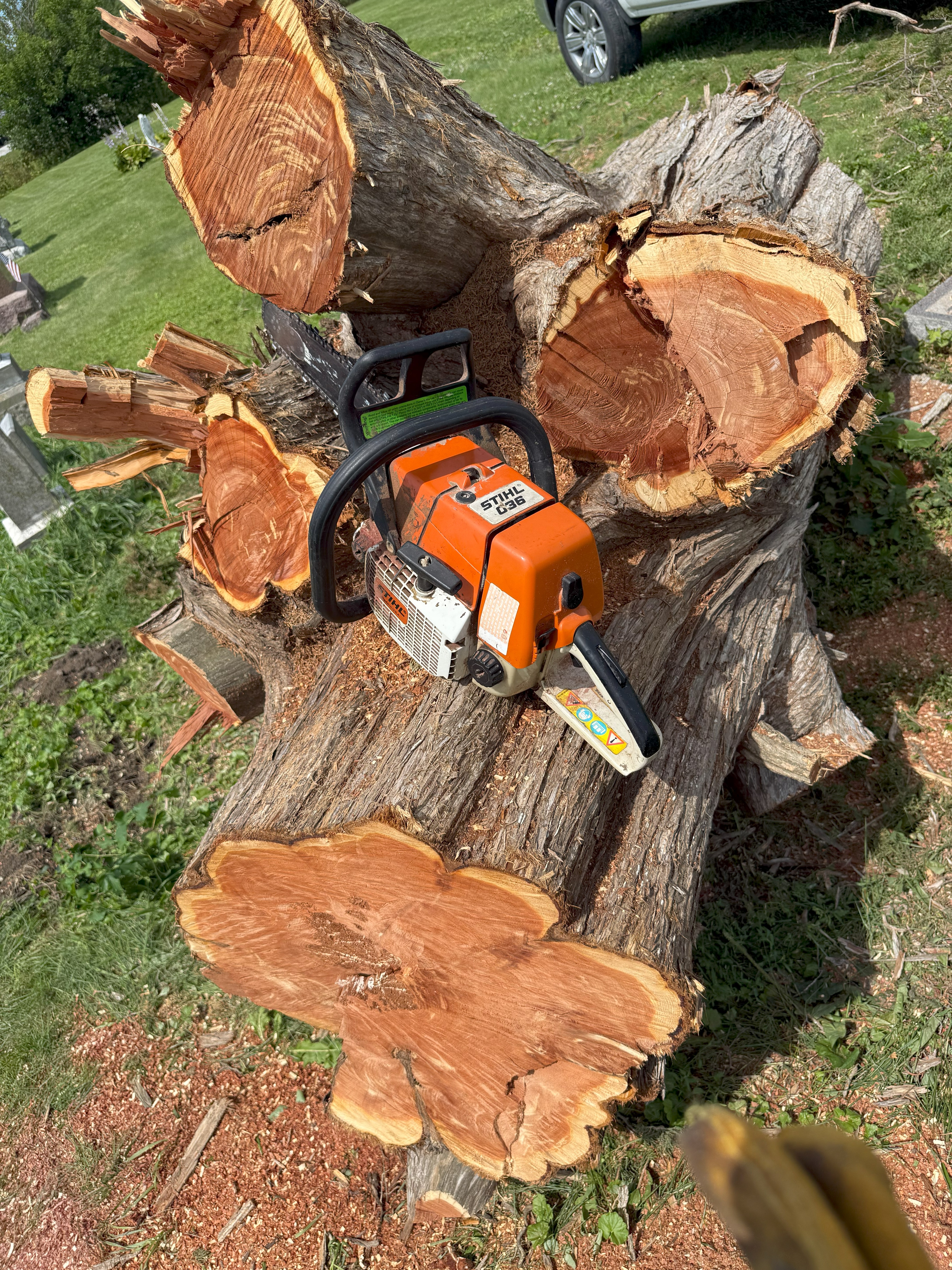 Lawn care work example