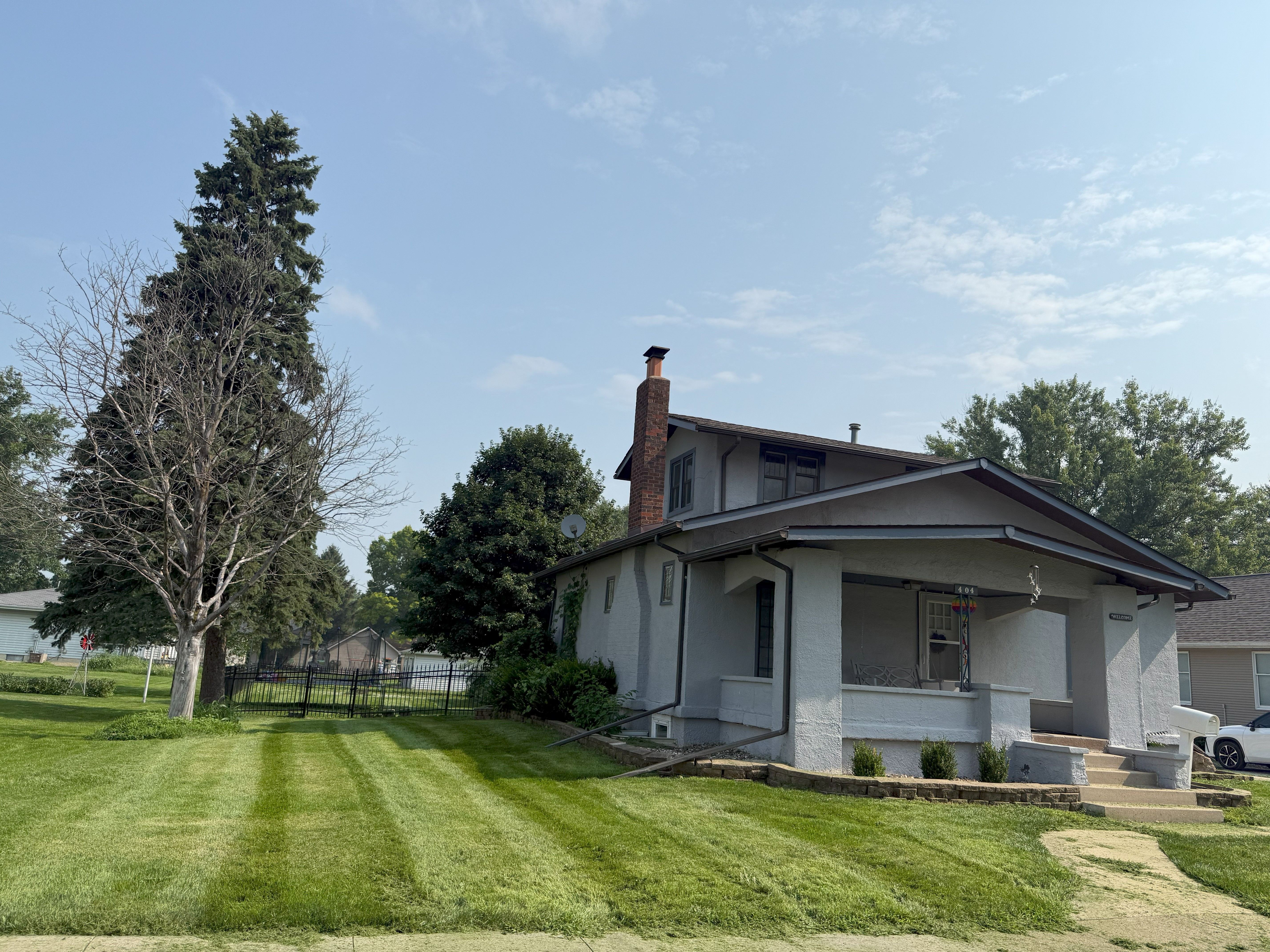 Lawn care work example